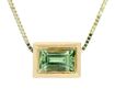 Young in the Mountains Montana Sapphire Baguette Necklace - Green - Thumbnail 1
