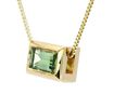 Young in the Mountains Montana Sapphire Baguette Necklace - Green - Thumbnail 2