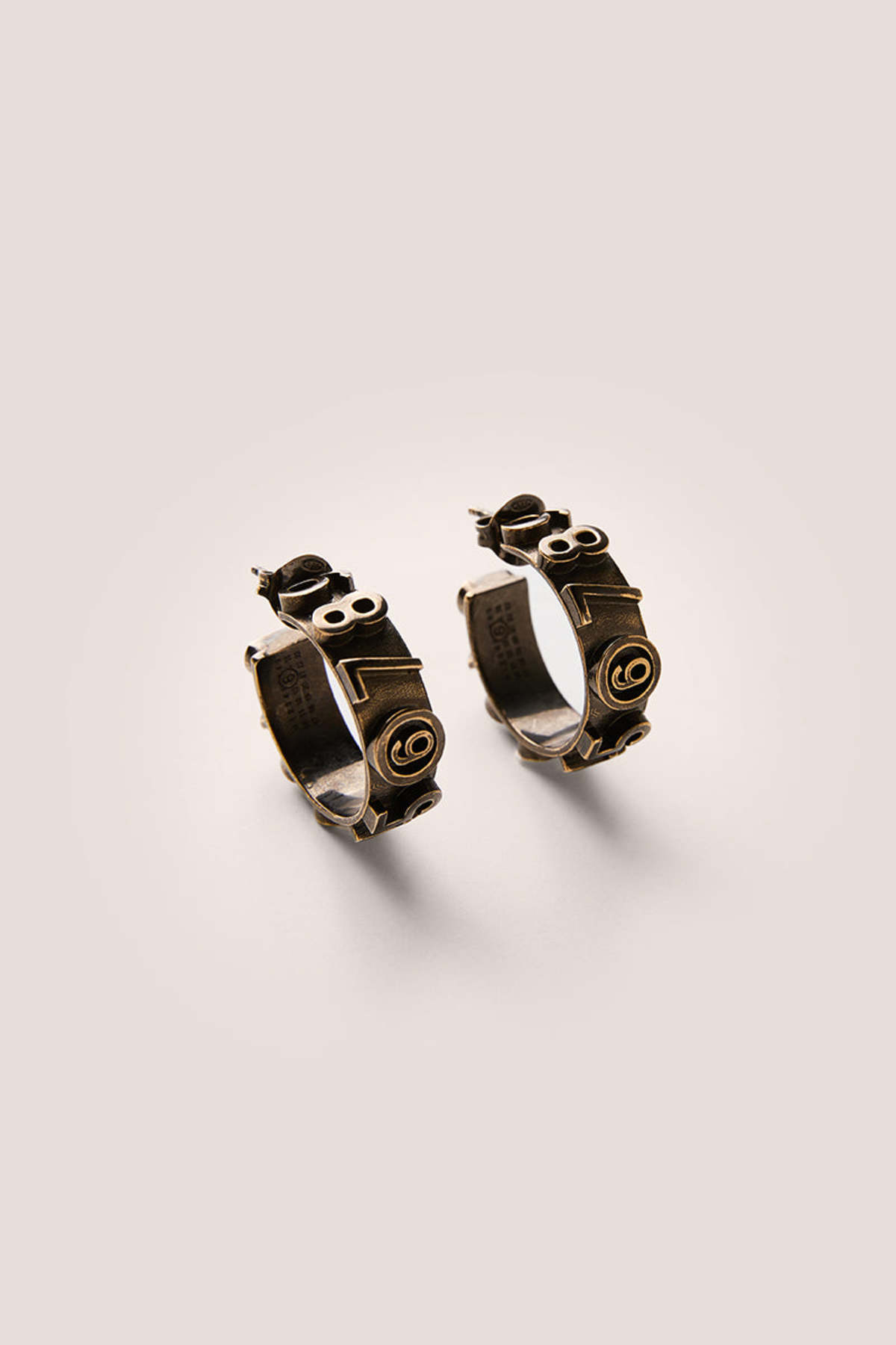 Numeric-Hoop-earrings-Gold-