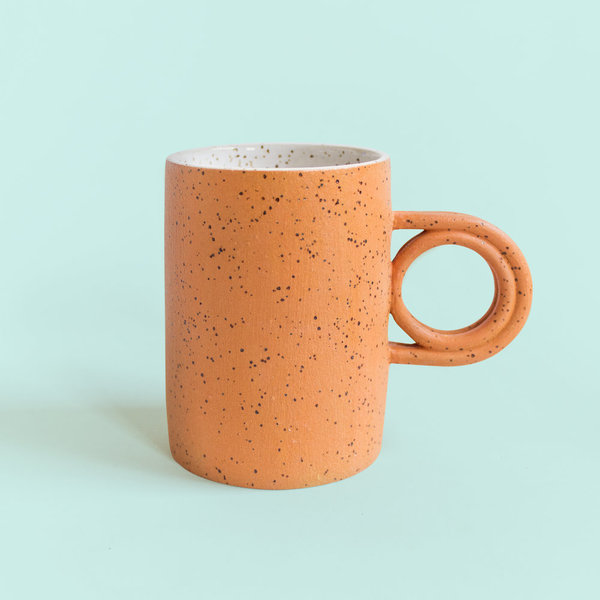 Lindsey Hampton Argus Mug - Orange Lindsey Hampton Argus Mug - Orange
