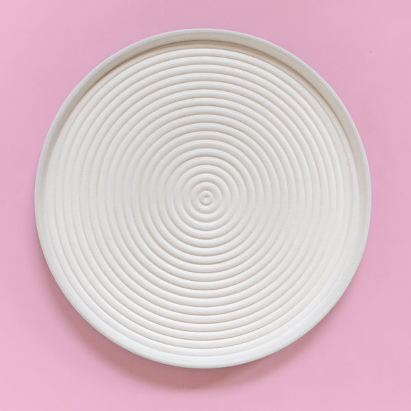 Lindsey Hampton Spindrift Plate - Blue/White Lindsey Hampton Spindrift Plate - Blue/White