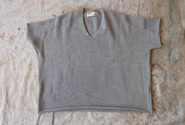 Evam Eva Japan Cotton Linen Grey Knit - Shell Evam Eva Japan Cotton Linen Grey Knit - Shell