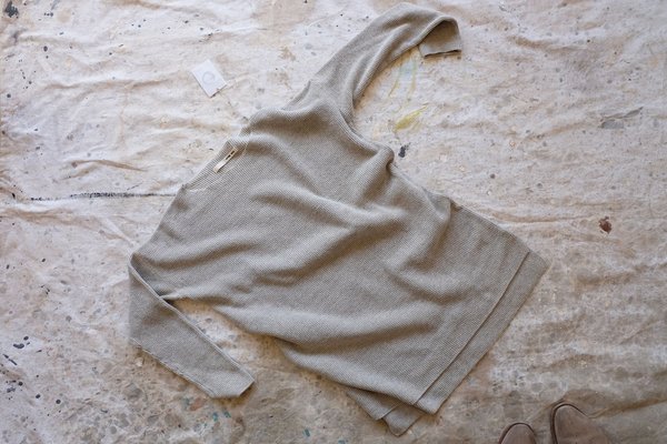 Evam Eva Japan Cotton Linen Tunic Sweater Evam Eva Japan Cotton Linen Tunic Sweater