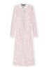Ganni 3D Sequins Maxi Dress - Mauve Chalk - Thumbnail 7