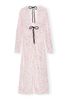 Ganni 3D Sequins Maxi Dress - Mauve Chalk - Thumbnail 8