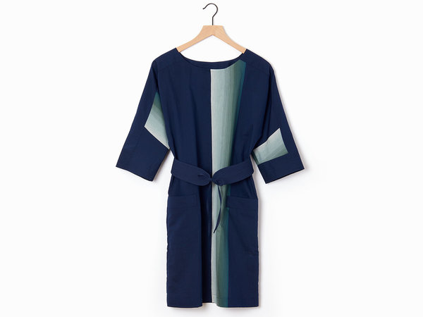 Anne Willi Charar Dress - Navy/Green/Grey Anne Willi Charar Dress - Navy/Green/Grey
