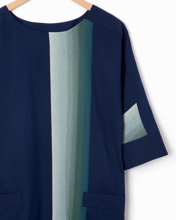 Anne Willi Charar Dress - Navy/Green/Grey Anne Willi Charar Dress - Navy/Green/Grey