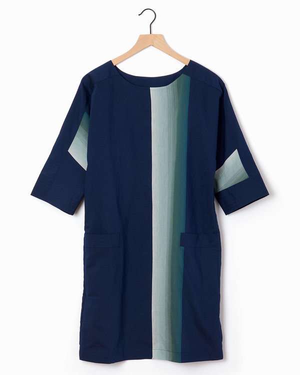Anne Willi Charar Dress - Navy/Green/Grey Anne Willi Charar Dress - Navy/Green/Grey
