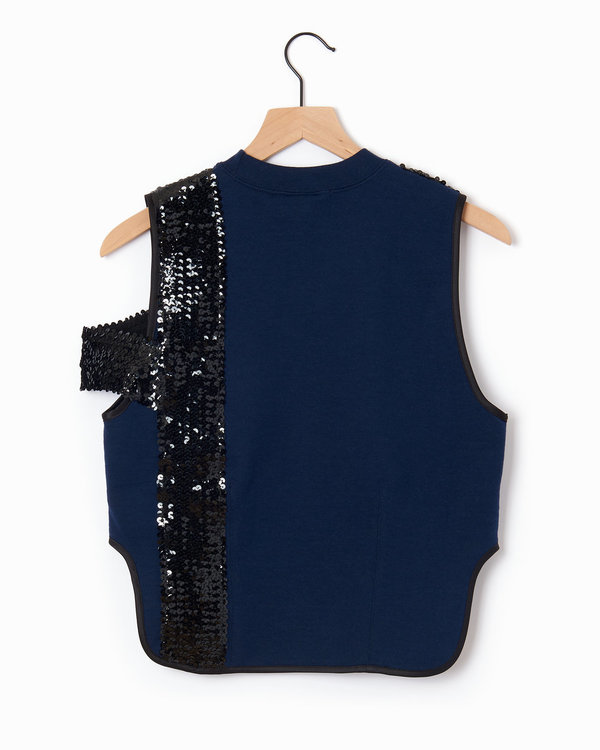 Harvey Faircloth Sweatshirt Top - Navy/Black Harvey Faircloth Sweatshirt Top - Navy/Black