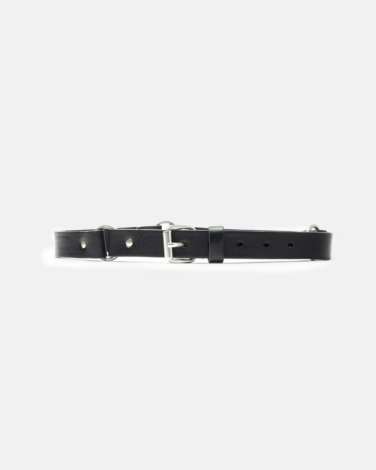 Our Legacy 2.5 CM Ring Belt - Grizzly Black | Garmentory