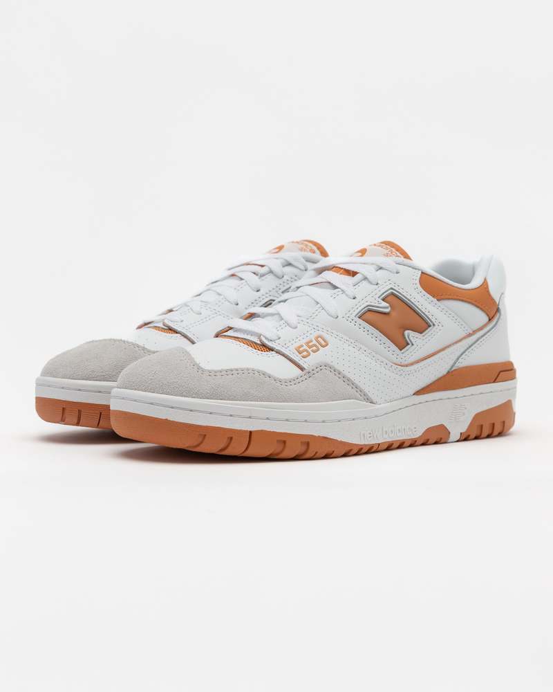New Balance 550 Sneakers - White/Brown New Balance 550 Sneakers - White/Brown