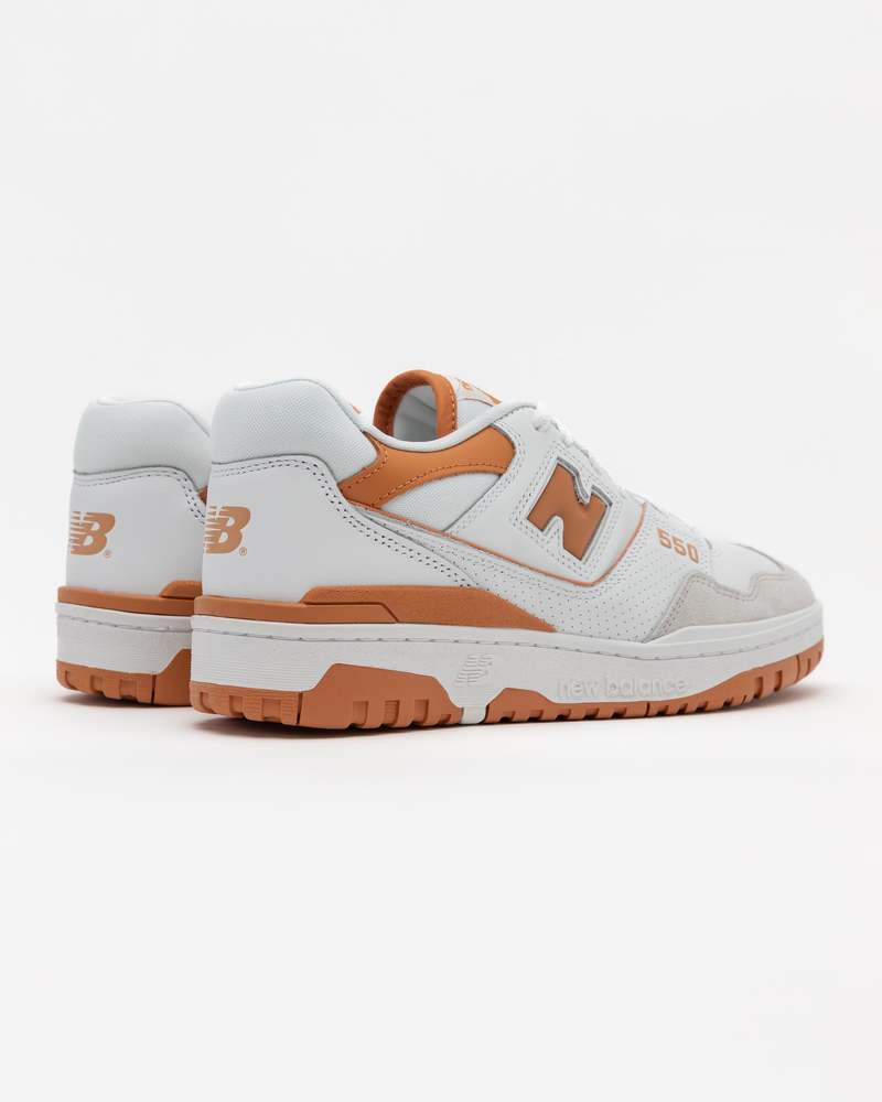 New Balance 550 Sneakers - White/Brown New Balance 550 Sneakers - White/Brown