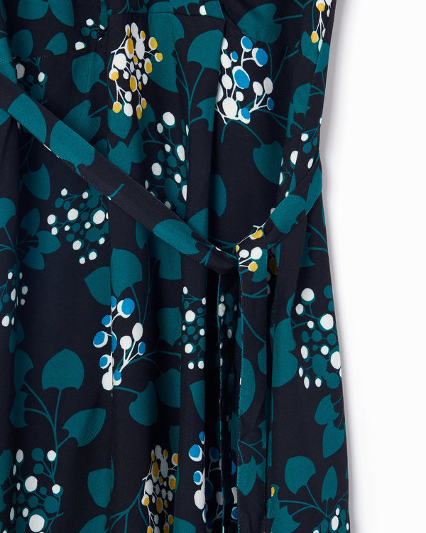 Anne Willi Aiko Dress - Black/Green Anne Willi Aiko Dress - Black/Green