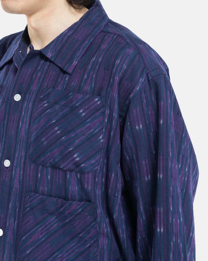 トップス south2 west8 6 pocket shirt South2 West8 6 Pocket Shirt - Navy/Purple | Garmentory