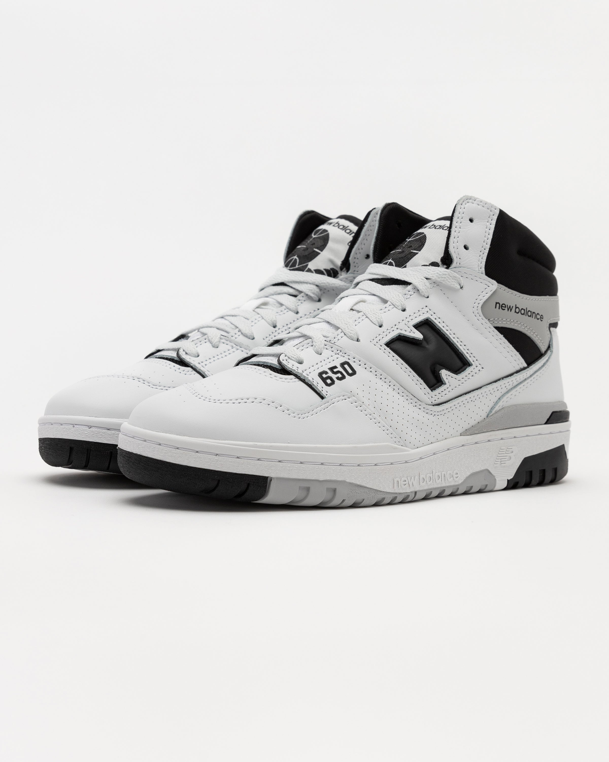 Nb650 New Balance 650 Sneakers - Black/White | Garmentory