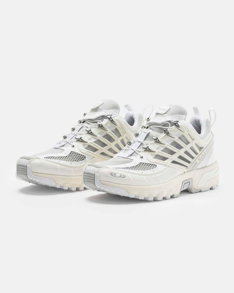 SALOMON ACS Pro Shoes - White/Vanilla/Lunar Rock | Garmentory