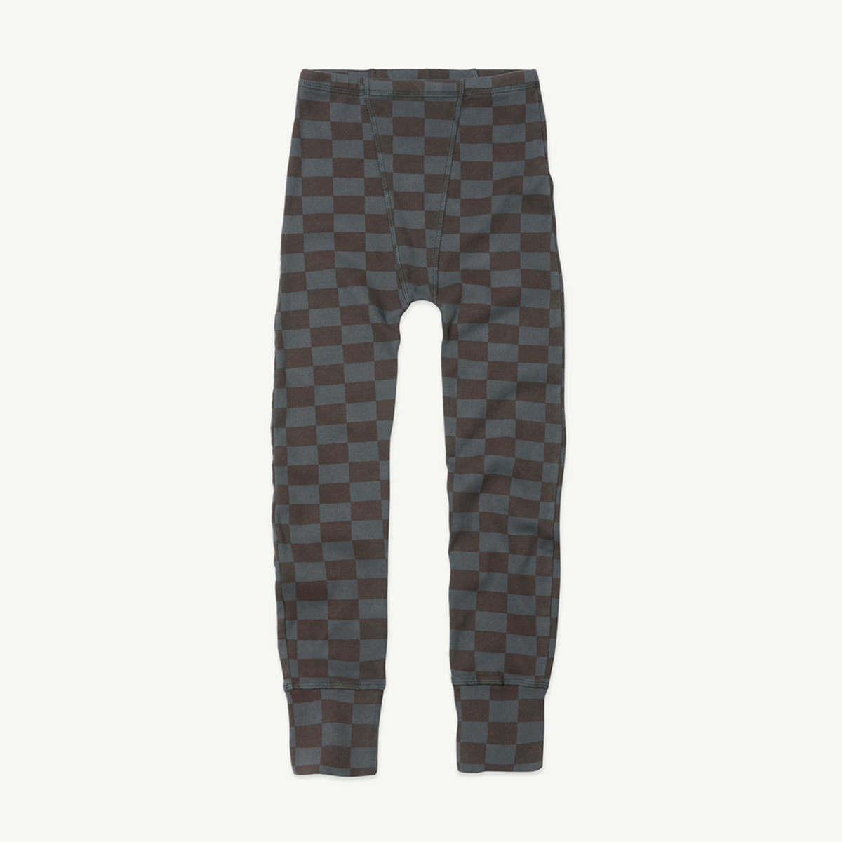 Kids Main Story Rib Legging - Plum Kitten Check - Image 1 of 1