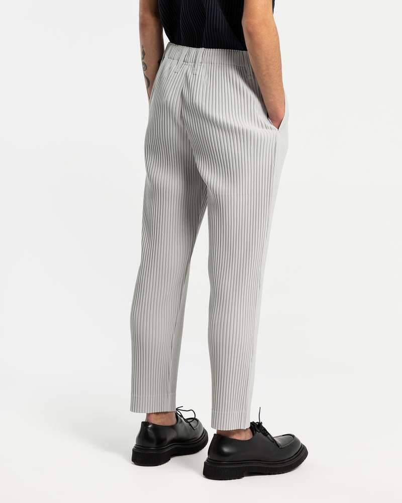 HOMME PLISSE ISSEY MIYAKE Basic Pleated Trouser - Light Grey