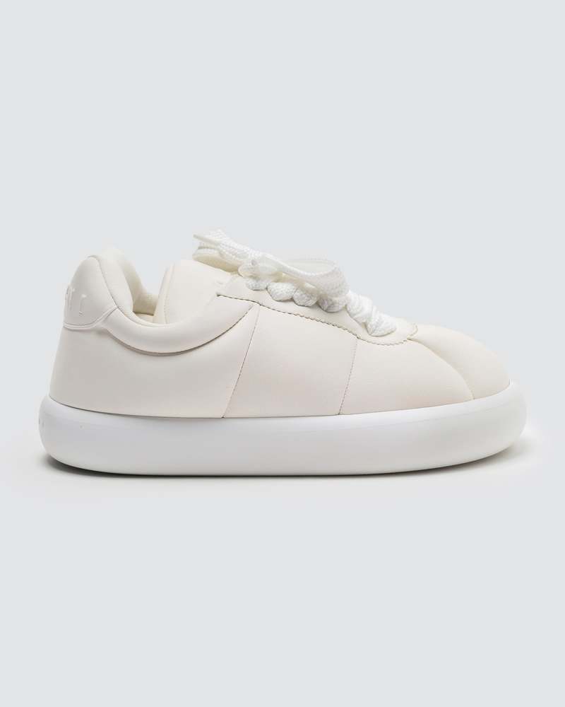 【関税＆送料込み】Marni 'Bigfoot 2.0' White Leather Sneake Black leather BigFoot 2.0 sneaker | Marni