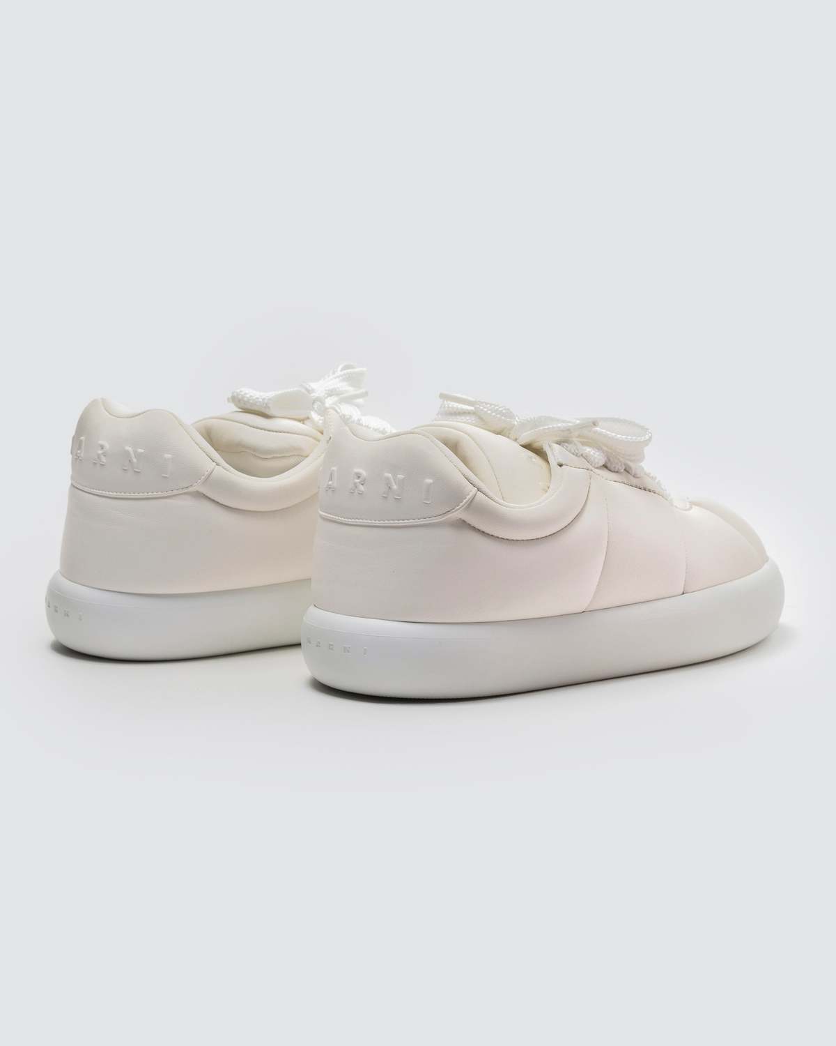 Marni Bigfoot 2.0 Leather Sneaker - White | Garmentory