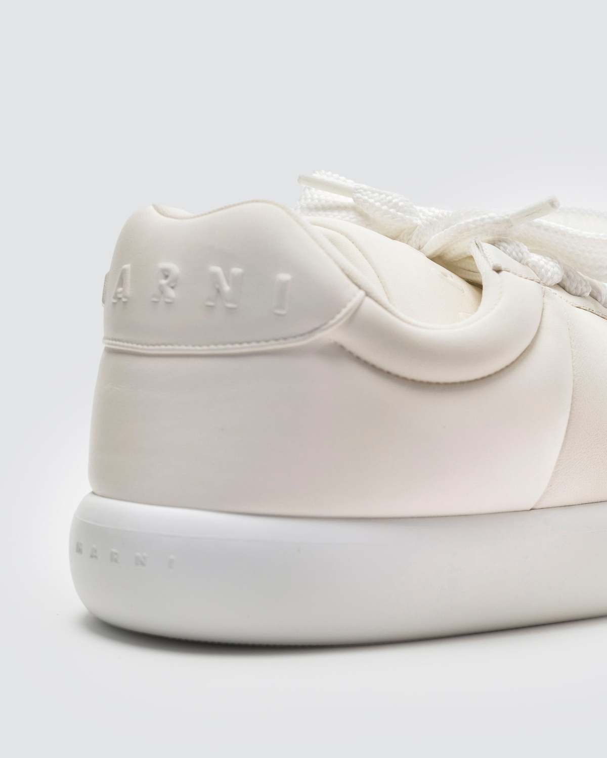 Marni Bigfoot 2.0 Leather Sneaker - White | Garmentory