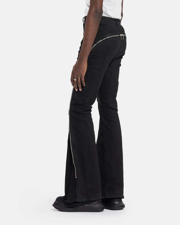 Rick Owens Bolan Banana Cut Pants - Black | Garmentory