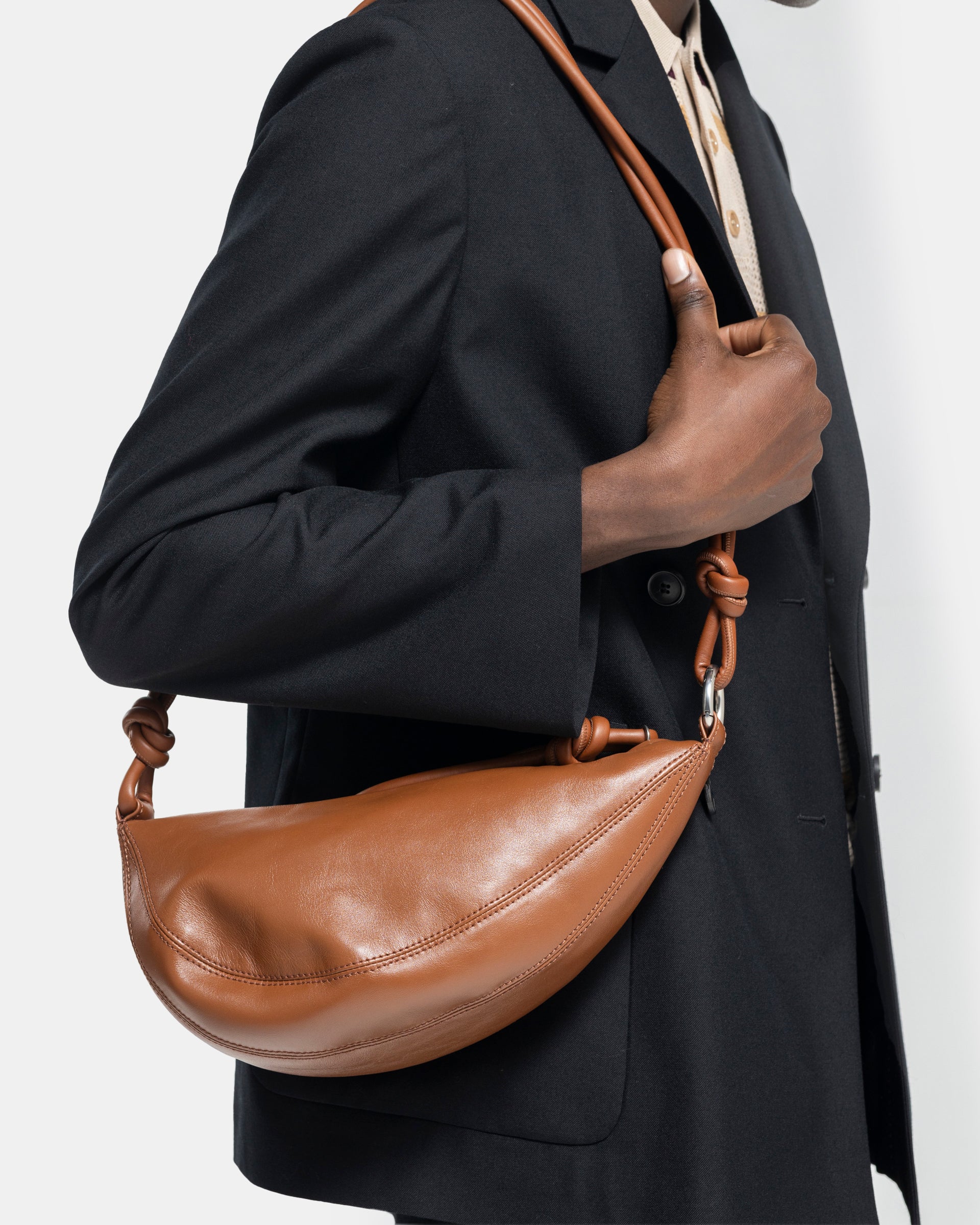 Dries Van Noten Bombe 324 Bag - Tan | Garmentory