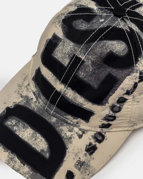 ★Diesel★C-Ewan-Ny Nylon Baseball Cap with Super White★ DIESEL C Ewan NY Hat - White | Garmentory