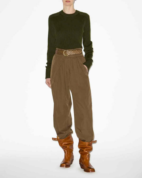 パンツ Isabel Marant Etoile Celia Trousers Isabel Marant Etoile Pantalon Celia – Noir Délavé