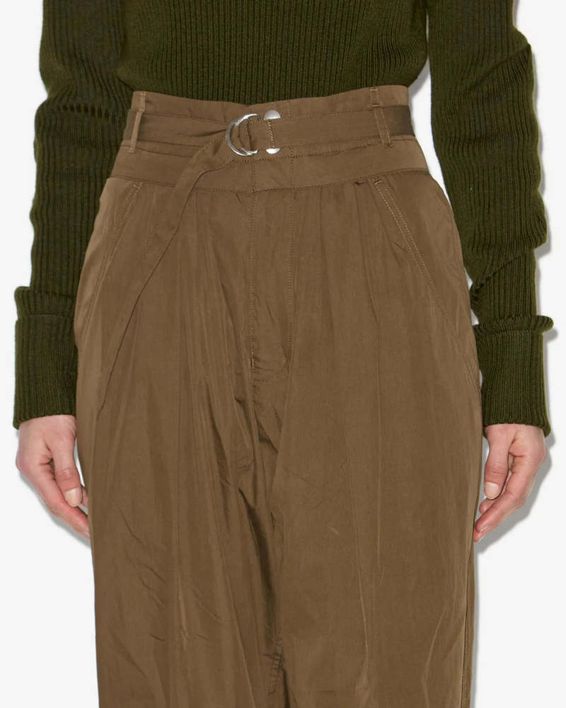 isabel marant etoile Celia Pant - Khaki | Garmentory
