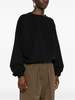 isabel marant etoile Paulia Sweatshirt - Black - Thumbnail 1