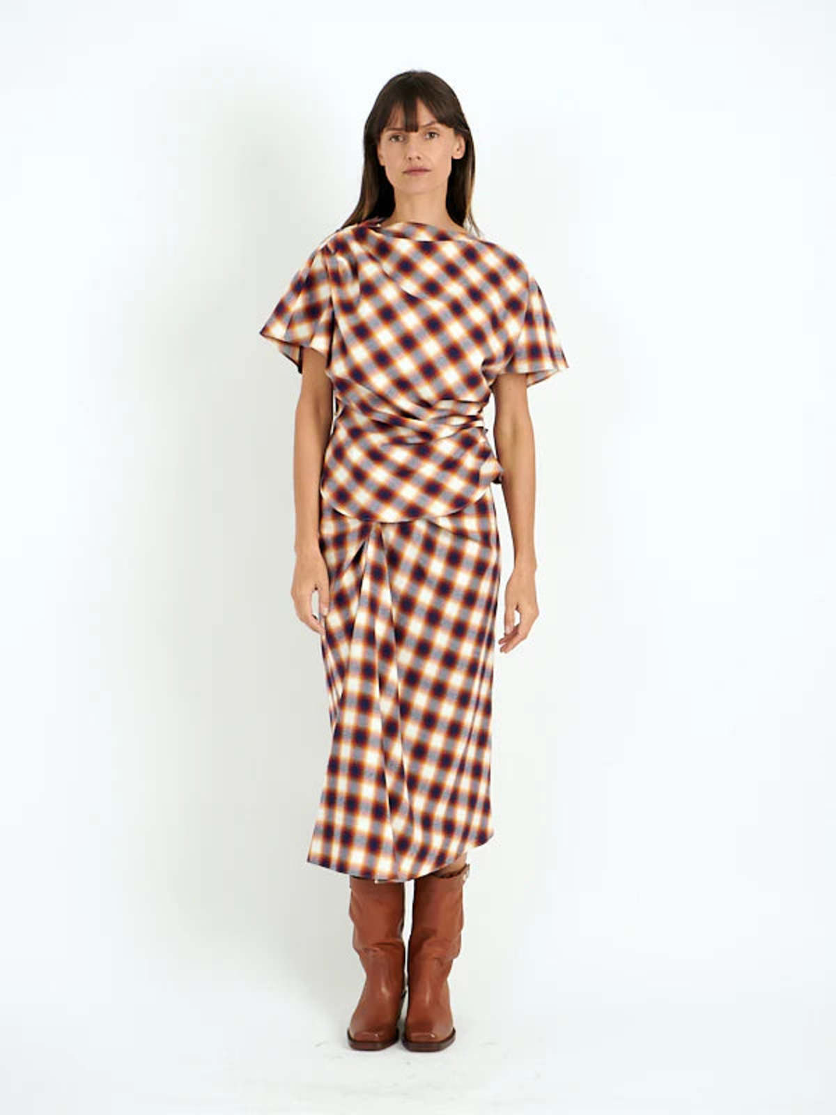 isabel marant etoile Tilda Top - Midnight/Red | Garmentory
