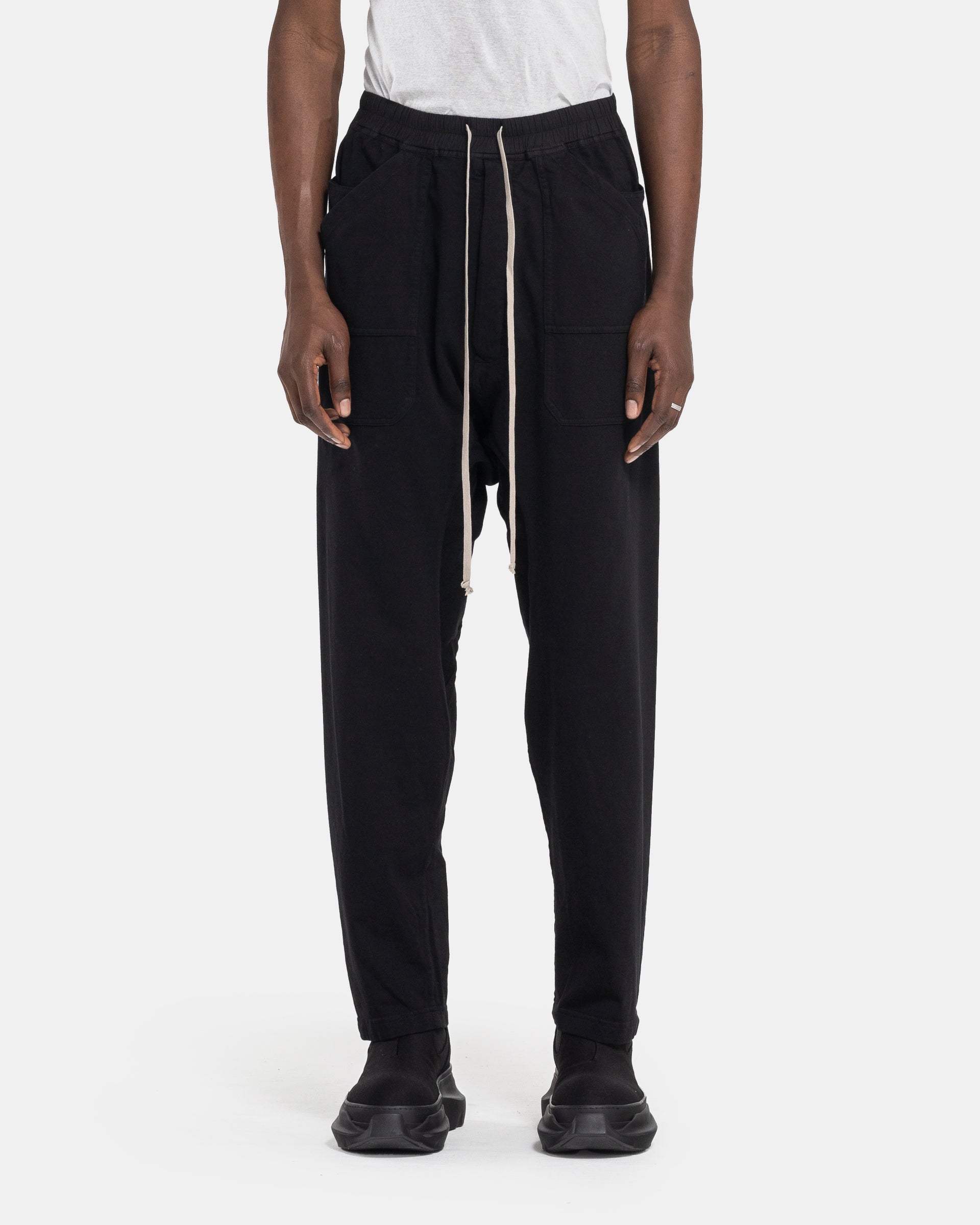 Rick Owens Classic Cargo Pants - Black | Garmentory