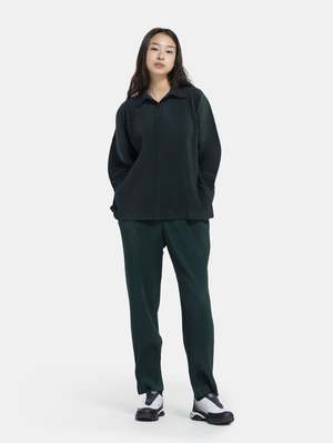 HOMME PLISSE ISSEY MIYAKE Color Pleated Pants - Deep Green