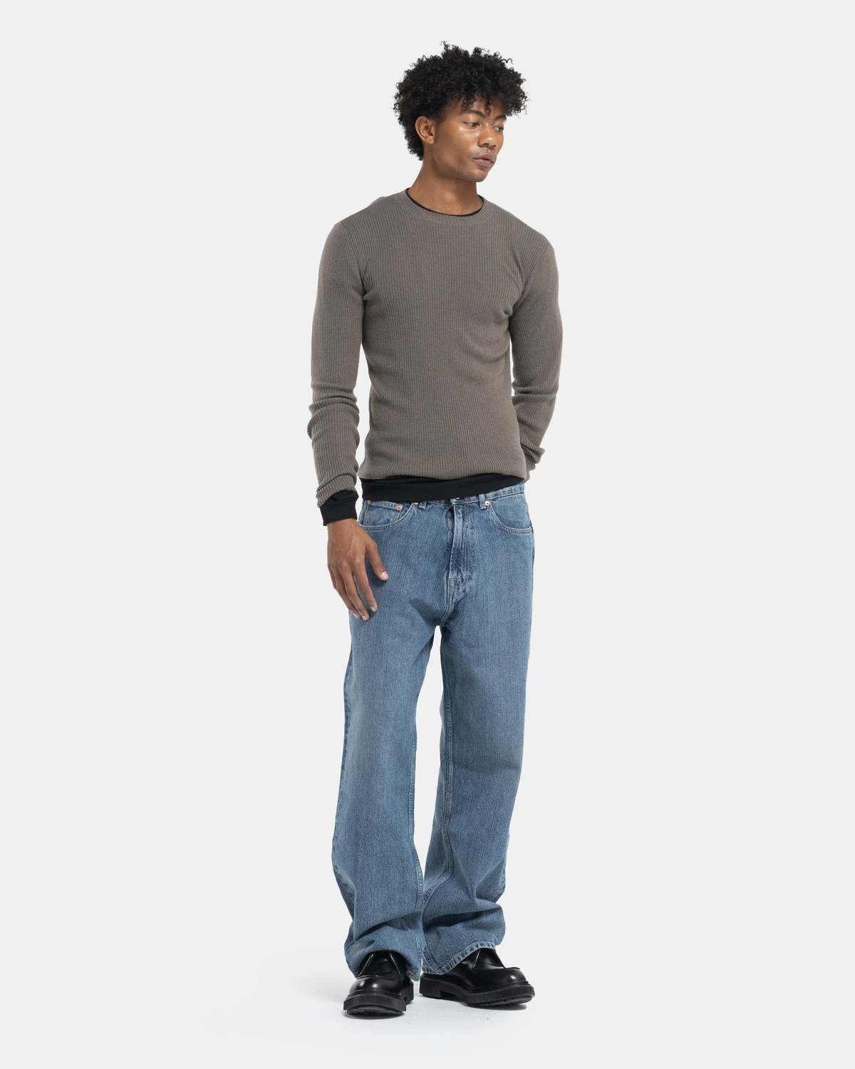 Our Legacy Compact Round Neck - Moss | Garmentory