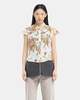 Our Legacy Daisy Shortsleeve Shirt - White Floral Tapestry - Thumbnail 1