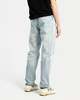 LUKEWARMPEOPLE Digital Print Straight Jeans - Blue - Thumbnail 3
