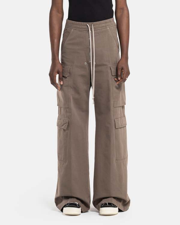 Rick Owens Double Cargo Jumbo Belas Pants - Dust | Garmentory