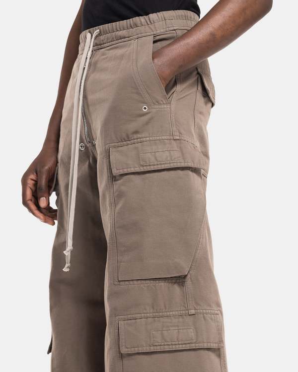 Rick Owens Double Cargo Jumbo Belas Pants - Dust | Garmentory