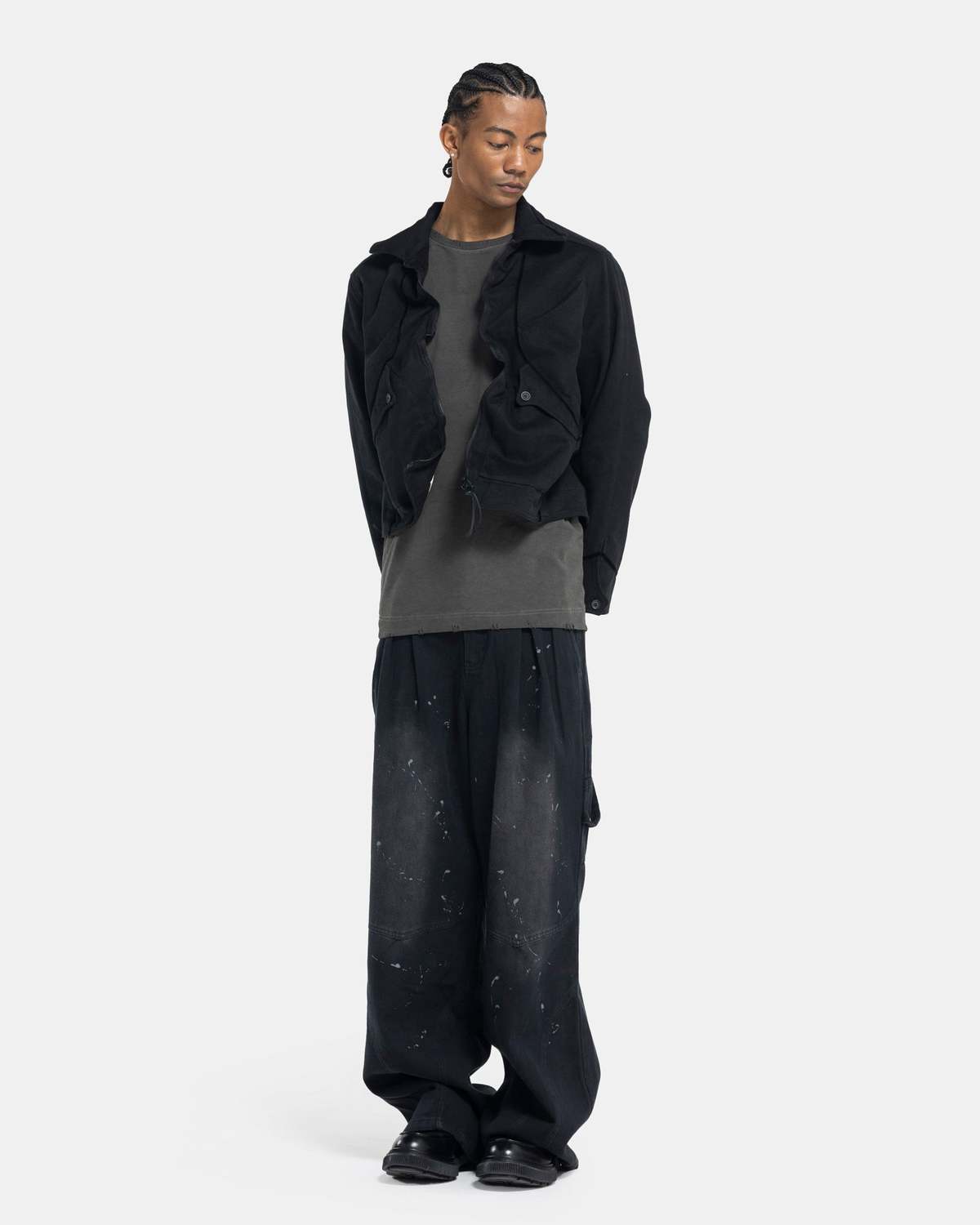 パンツ professor E E Painter professor.e E-Painter-Pants-in-Black-