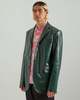 Marni Faux Leather Blazer - Emerald Green - Thumbnail 3