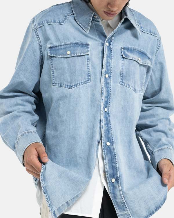 Our Legacy Frontier Denim Shirt - Rider Wash | Garmentory