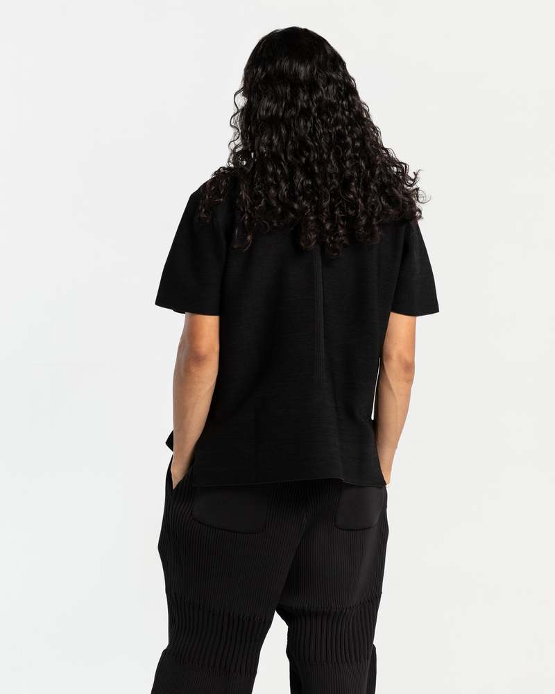 CFCL GARTER CREW NECK TEE サイズ3 CFCL GARTER CREW NECK TEE BLACK サイズ3