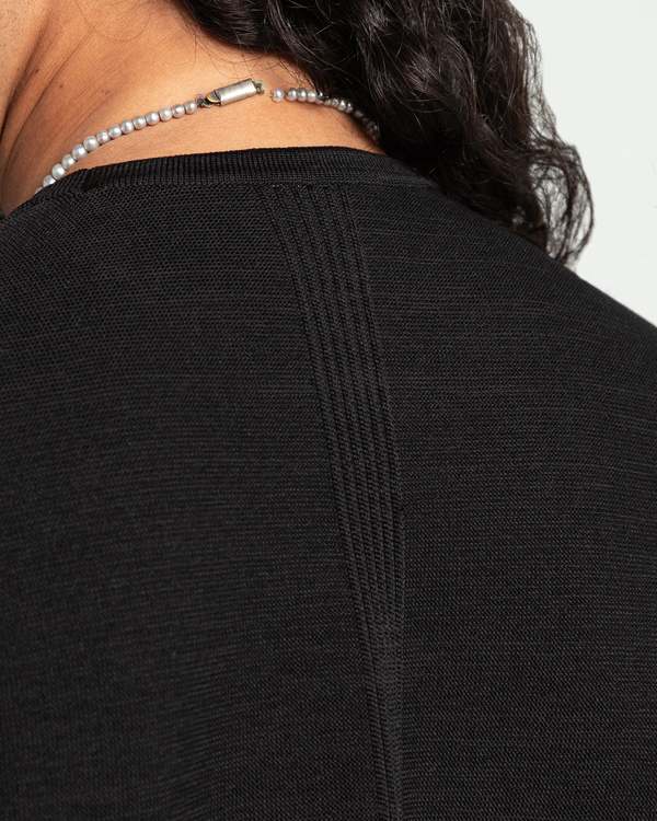 CFCL GARTER CREW NECK TEE サイズ3 CFCL GARTER CREW NECK TEE BLACK サイズ3
