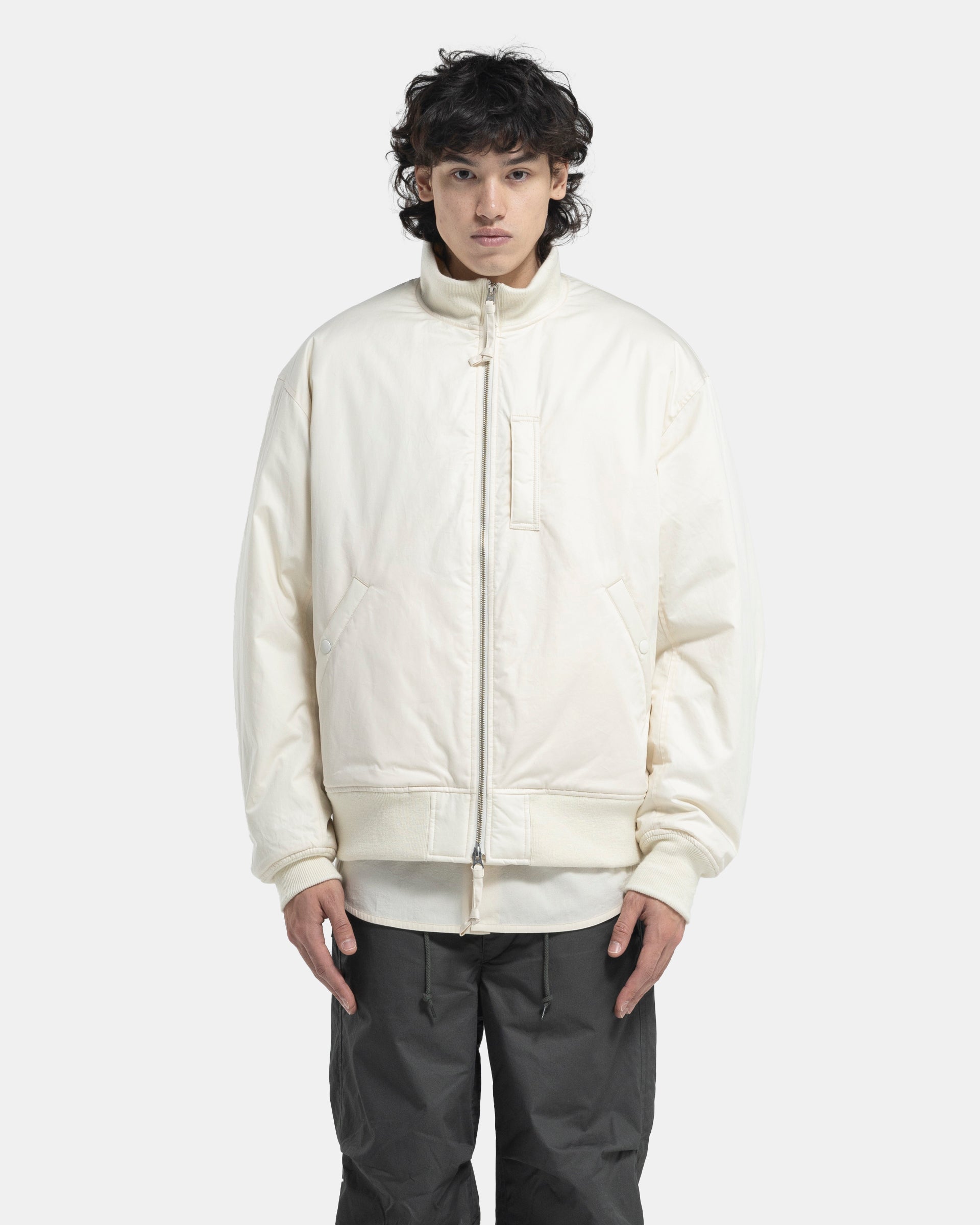 Nanamica Insulated Varsity Jacket - Natural | Garmentory