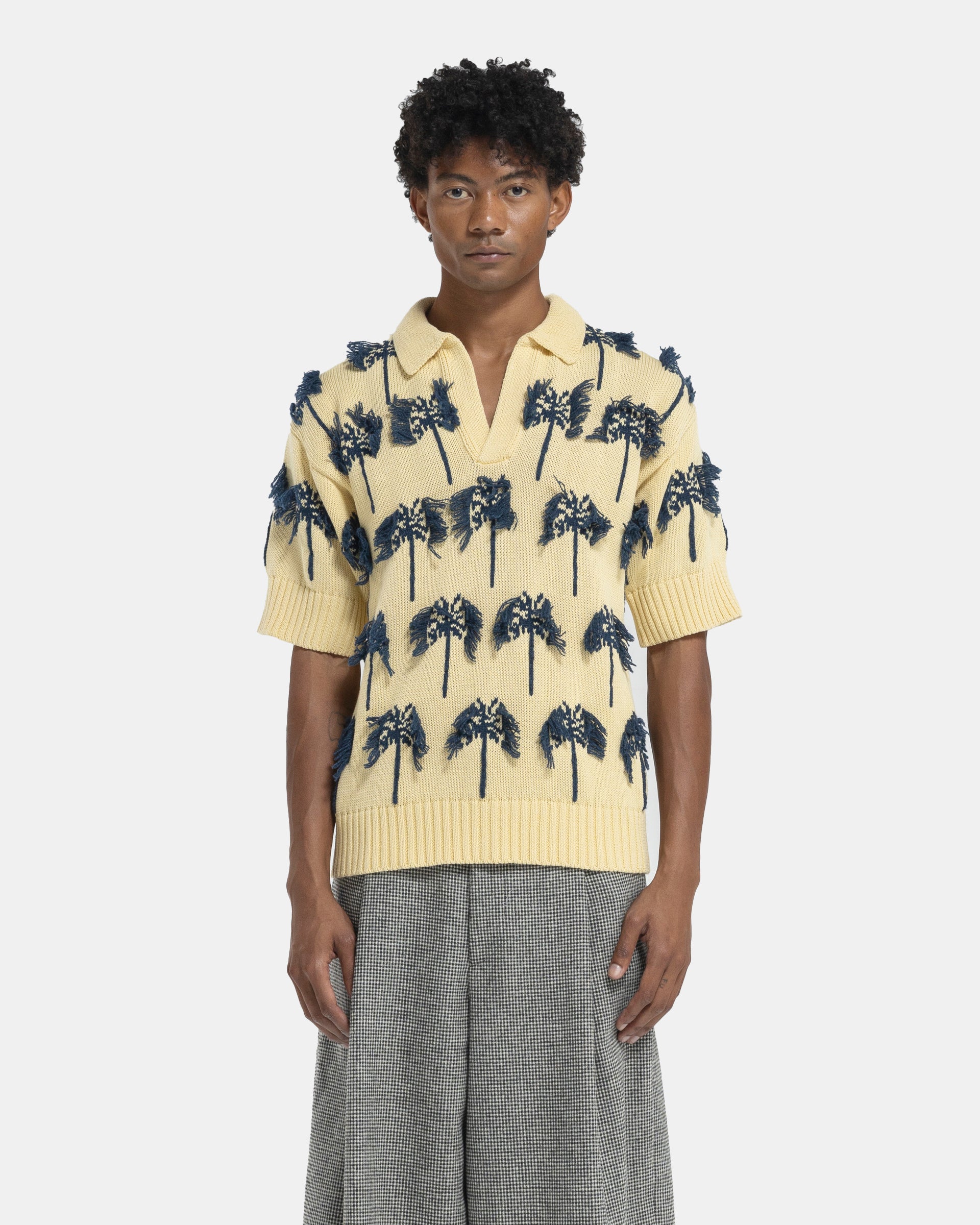 Jil Sander Knit Polo Neck Sweater - Open Yellow | Garmentory