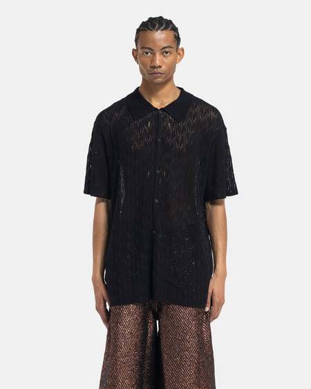 Professor.E Knit Shirt - Black | Garmentory