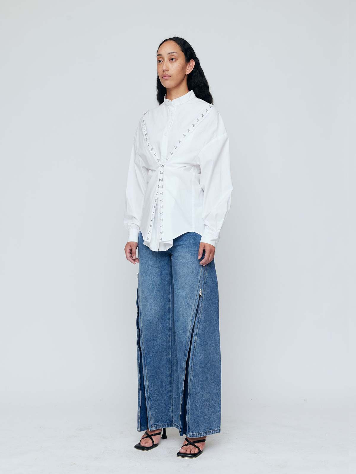 【関税込み】WYNN HAMLYN インディゴ Tool ジーンズ Indigo Tool Jeans by WYNN HAMLYN on Sale