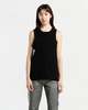 LUKEWARMPEOPLE Layered Muscle Tee - Black - Thumbnail 1