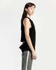 LUKEWARMPEOPLE Layered Muscle Tee - Black - Thumbnail 2